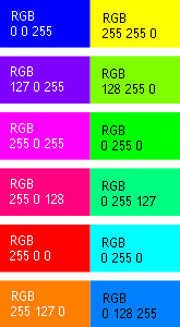 komplementaerfarben RGB