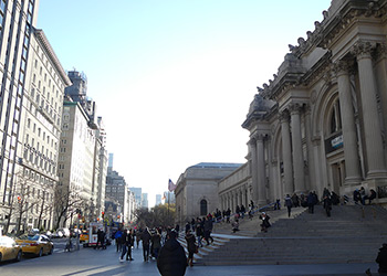 Treppe zum Met New York