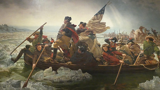 Washington Crossing the Delaware im Met New York