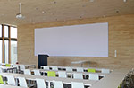 6,75 m x 2,5 m große Projektionsfläche – Landwirtschaftsschule – Rosenheim