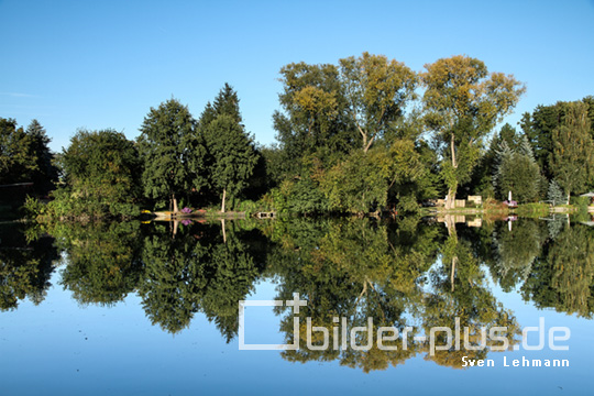 Spiegelung am Anfang vom Herbst