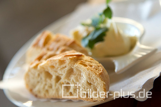 Baguettebrot angeschnitten