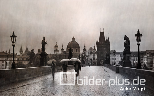 Prag im Regen