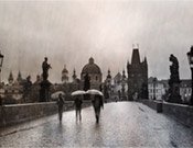 Prag im Regen