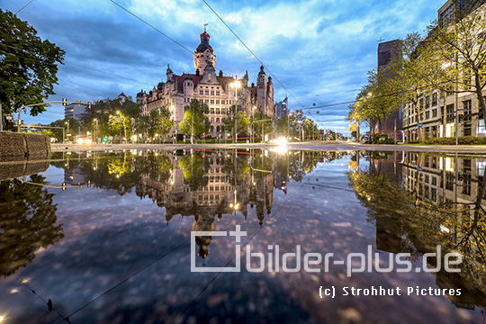 Spiegelung Neues Rathaus